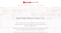 Desktop Screenshot of carrelage-hayoz.ch